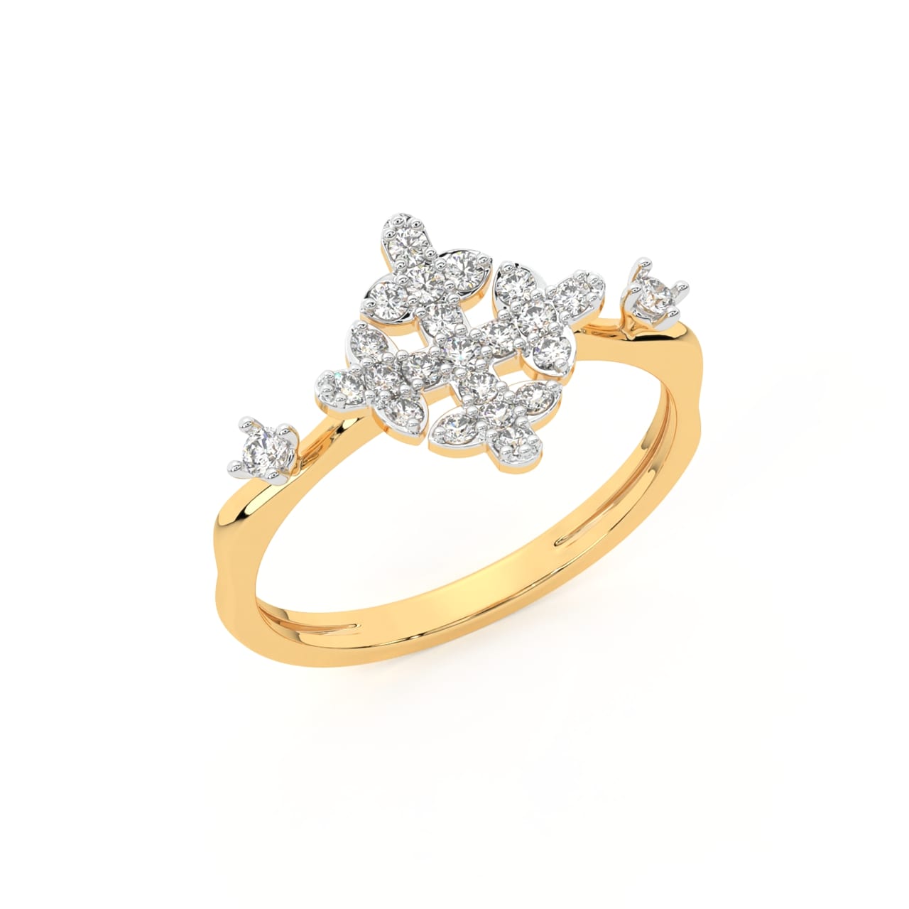 Sammie Round Diamond Engagement Ring